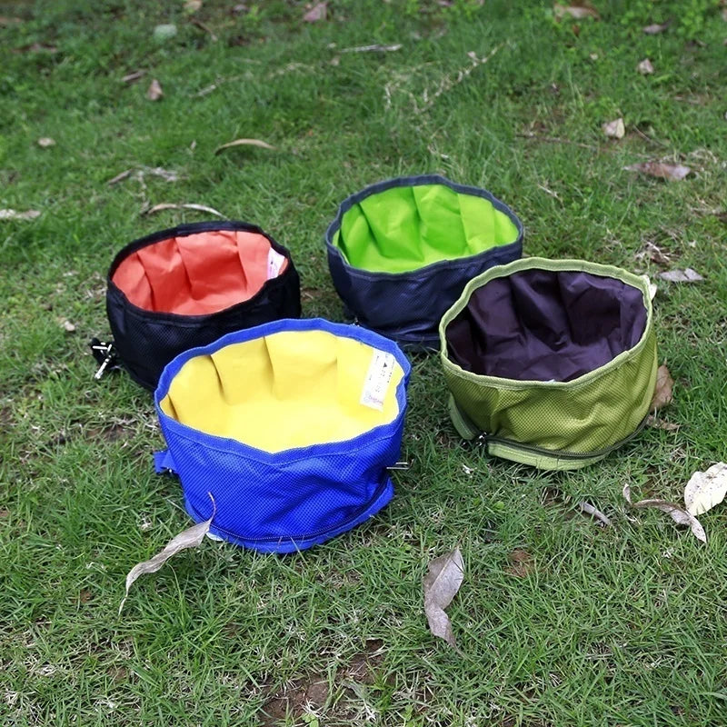 1100ml Foldable Dog Travel Bowl – Portable Collapsible Pet Bowl