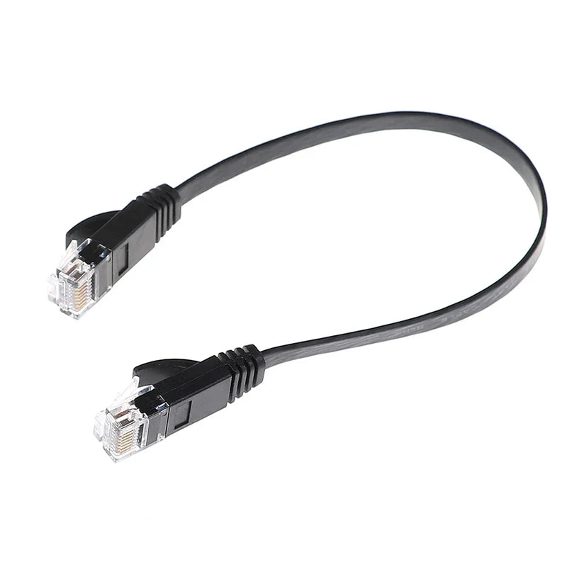 Cat6 RJ45 Slim Patch Cord 30cm – 1Gbps Ethernet Cable
