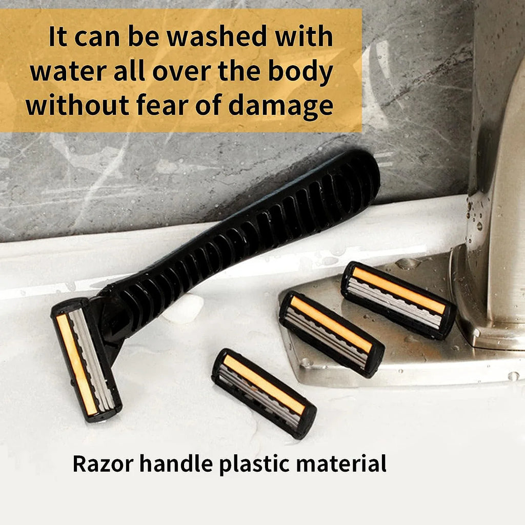 Premium Stainless Steel Safety Razor – Replaceable Blades