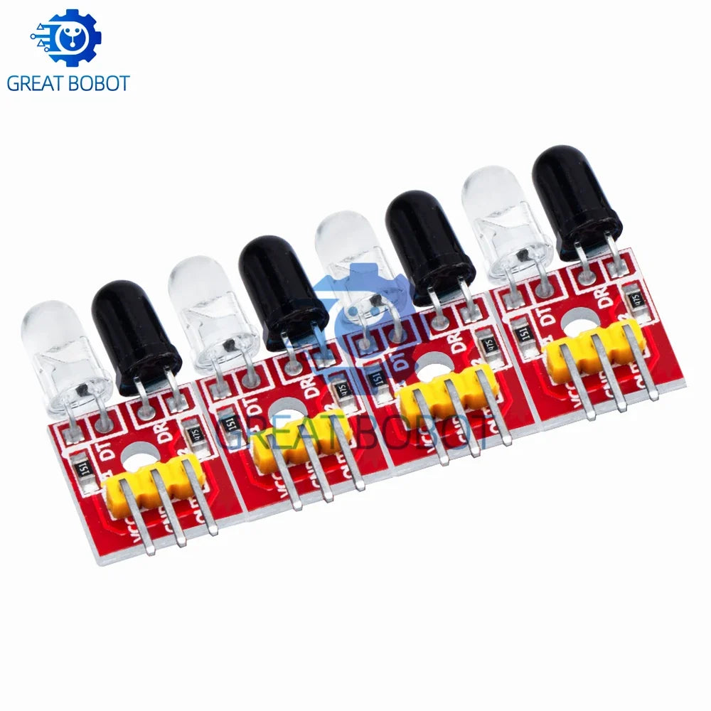 4-Channel IR Tracking & Obstacle Avoidance Module | Robots & Cars