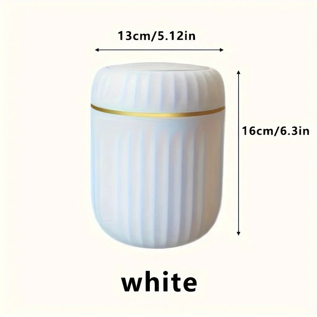 Mini Desktop Trash Can Lid Garbage Waste Bin Organizer Bedroom Office