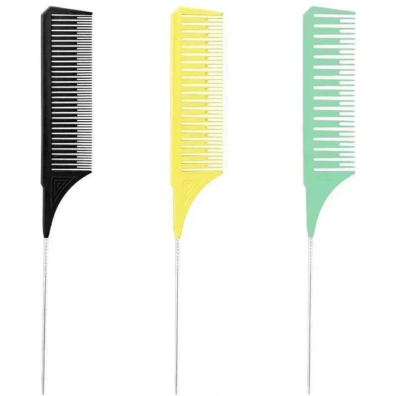 3-Piece Hair Coloring Comb Set – Highlighting & Dyeing Tool