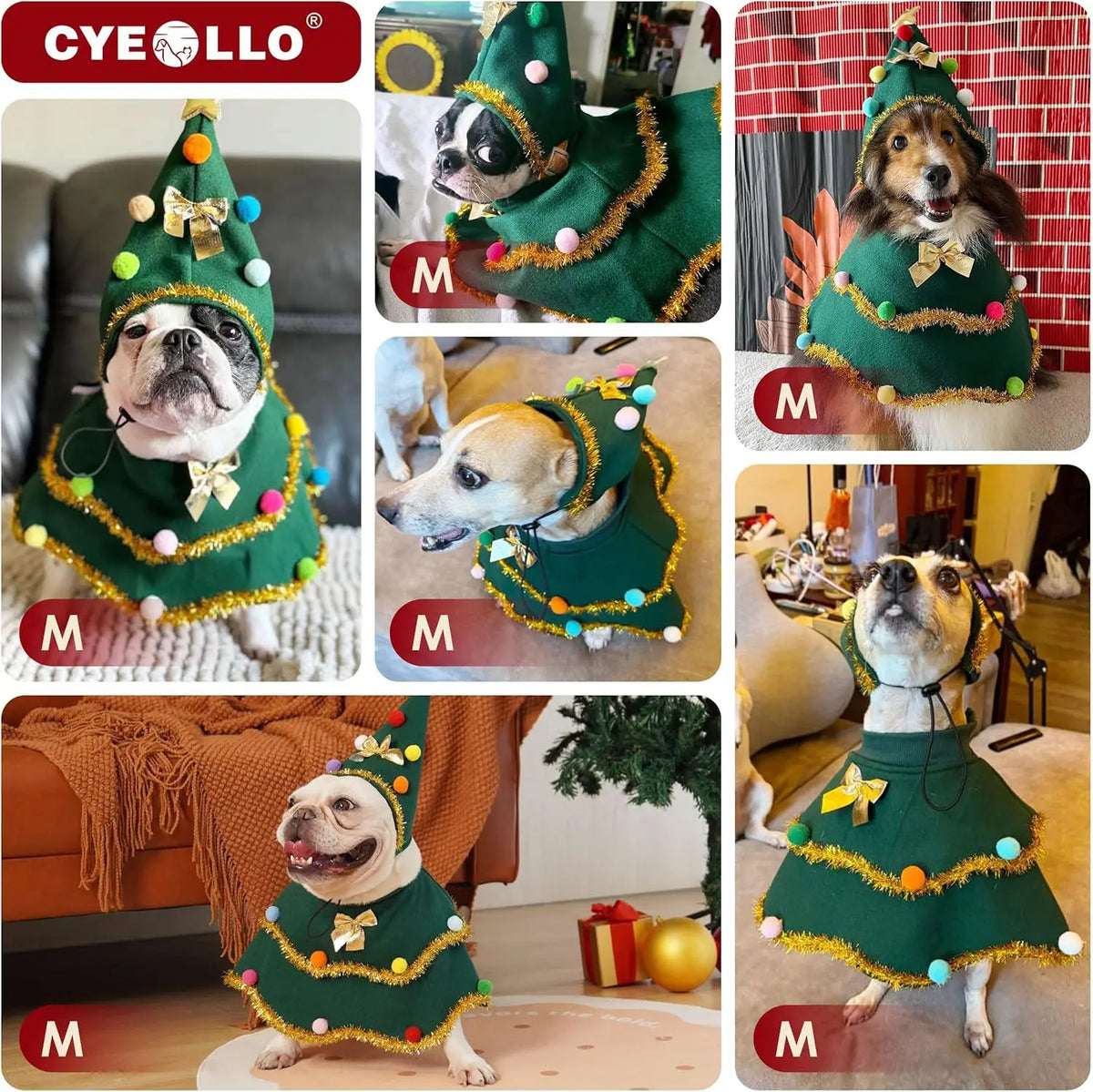 Dog Christmas Cape Cute Cat Costume Role-playing Party