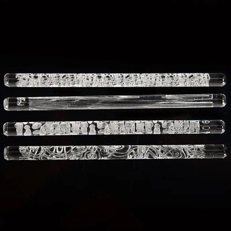 Floral Acrylic Texture Roller | Clay & Pottery Embossing Tool