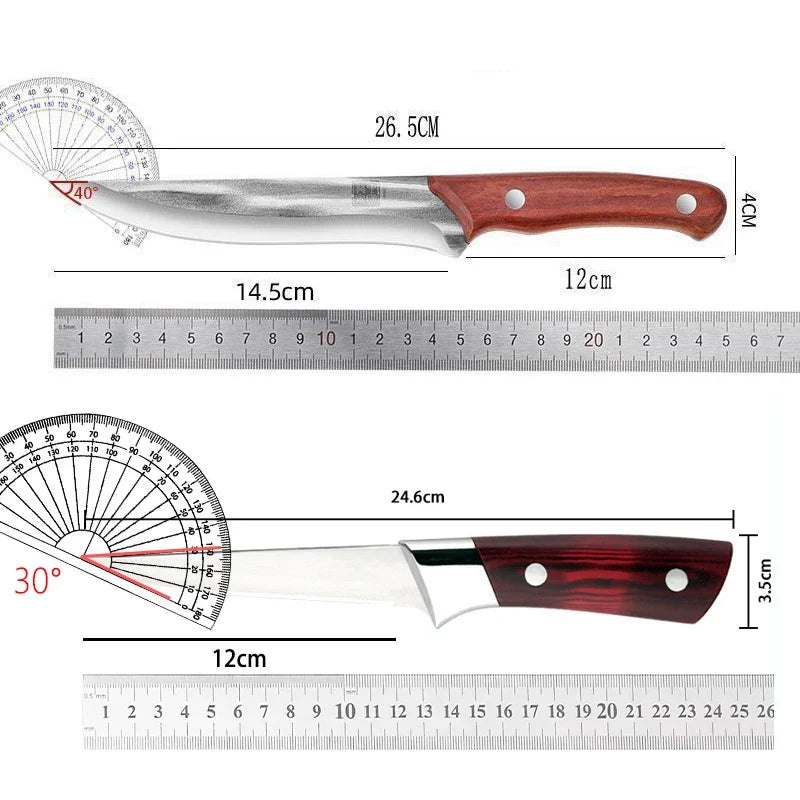 Professional Stainless Steel Boning Knife – 14.5cm Chef Butcher