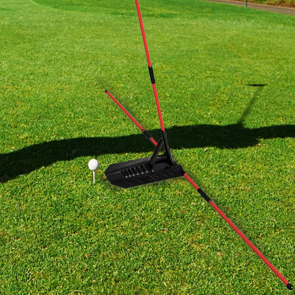 Golf Alignment Stick Holder – Portable Swing Training Aid