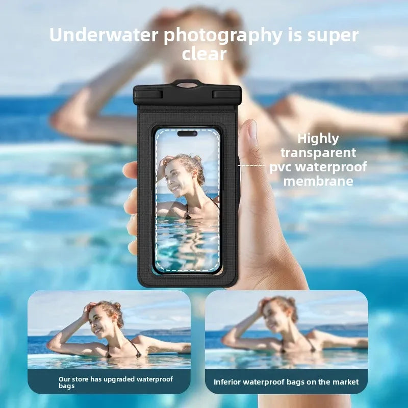 Waterproof Smartphone Case Cellphone Pouch Underwater Phone Swimming