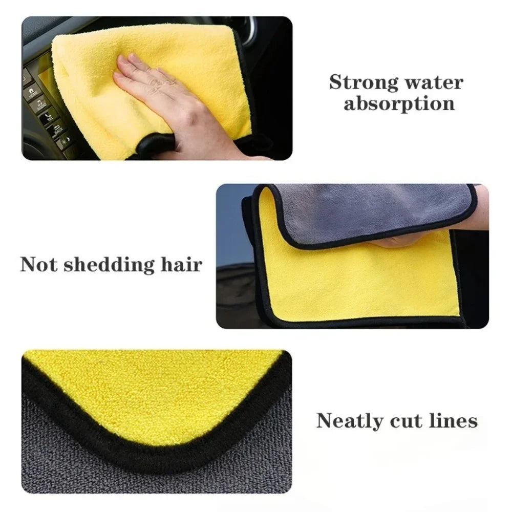 Microfiber Car Washing Towel | Double Layer Drying Cloth
