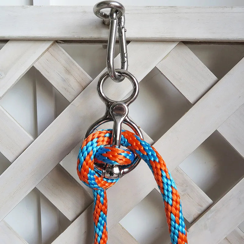 Stainless Steel Harness Traces Buckle Latch Bridle Reins Animal Rope