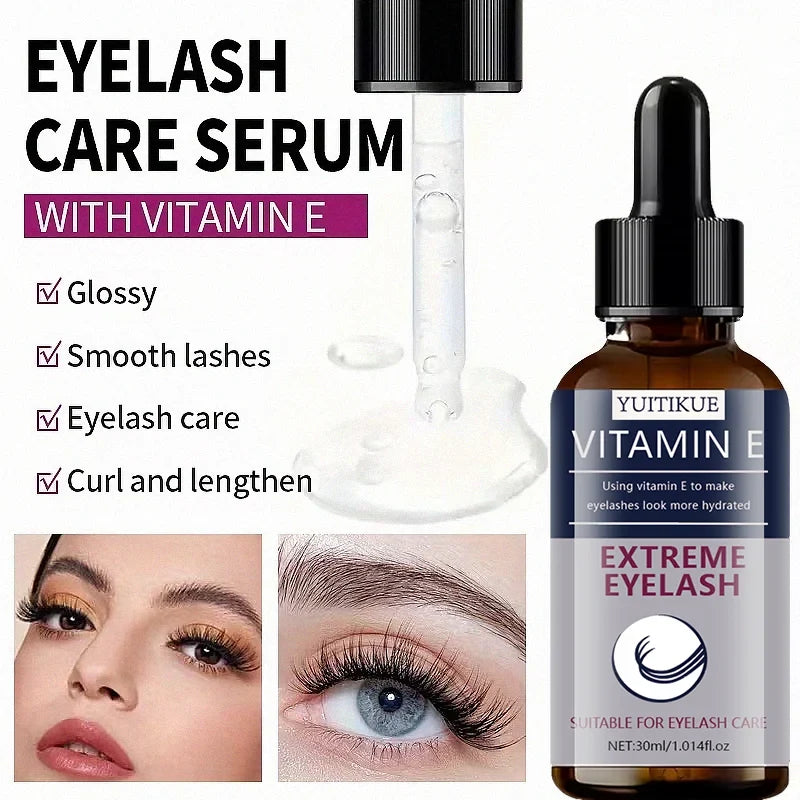 Vitamin E Eyelash Serum – Curl, Lengthen & Hydrate Lashes