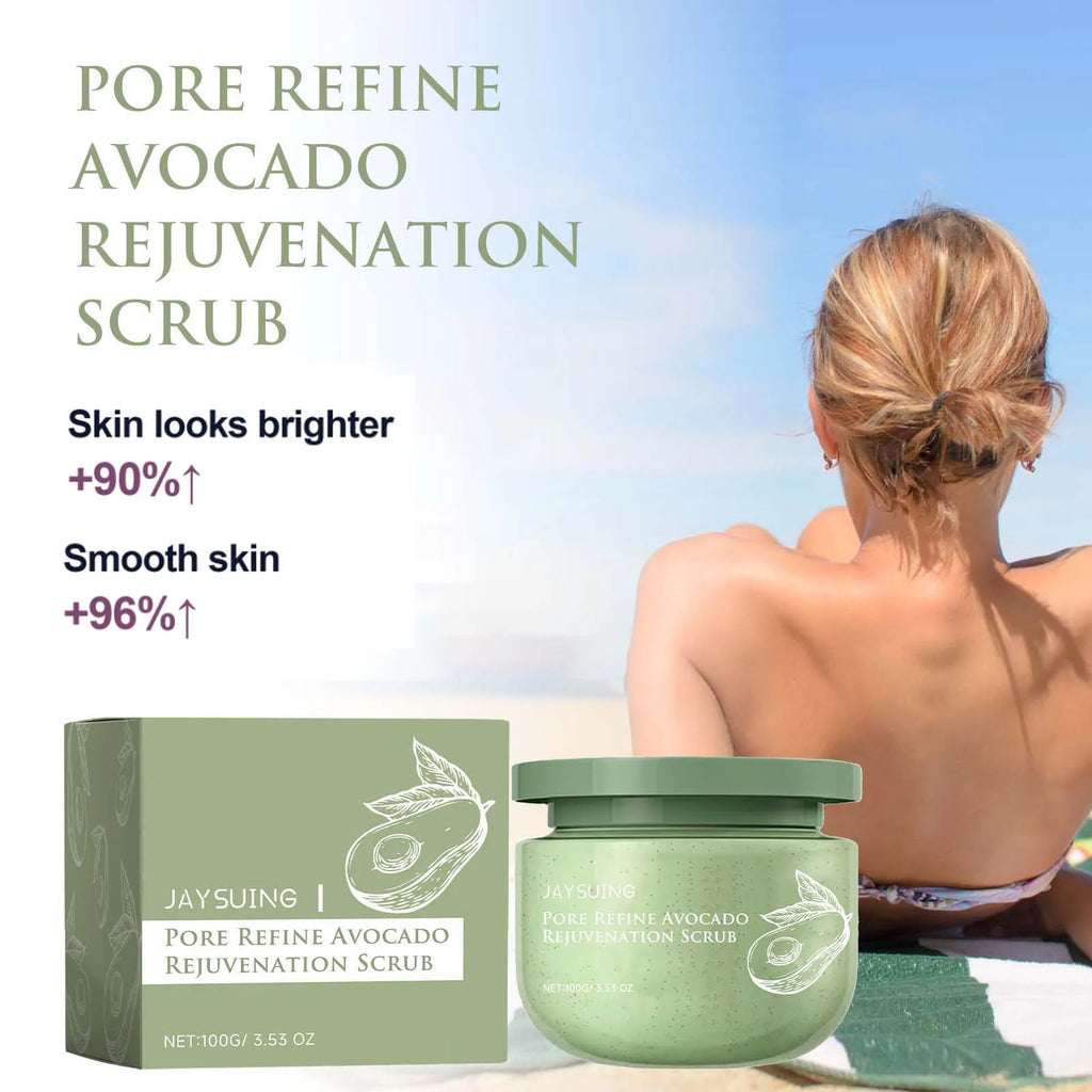 Avocado Body Scrub – Exfoliate, Brighten & Smooth Skin 100g