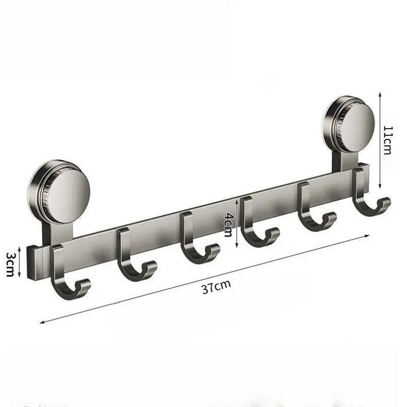 No-Drill Suction Cup Coat Hook | Multi-Purpose Wall Hanger