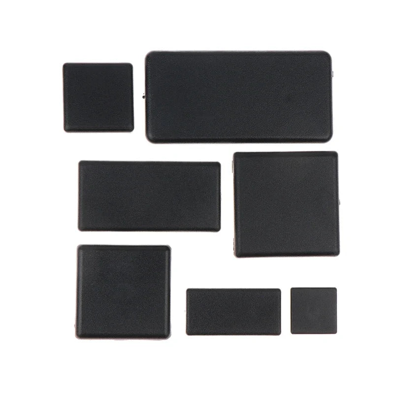 10Pcs Black Plastic End Caps for EU Aluminum Profile 2020–4545