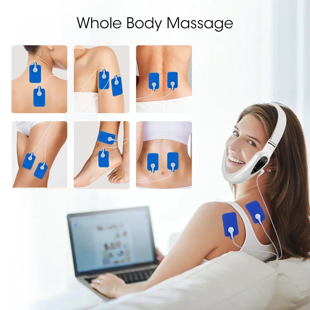 Hailicare V Face Massager | LED Display, Vibration & Lift