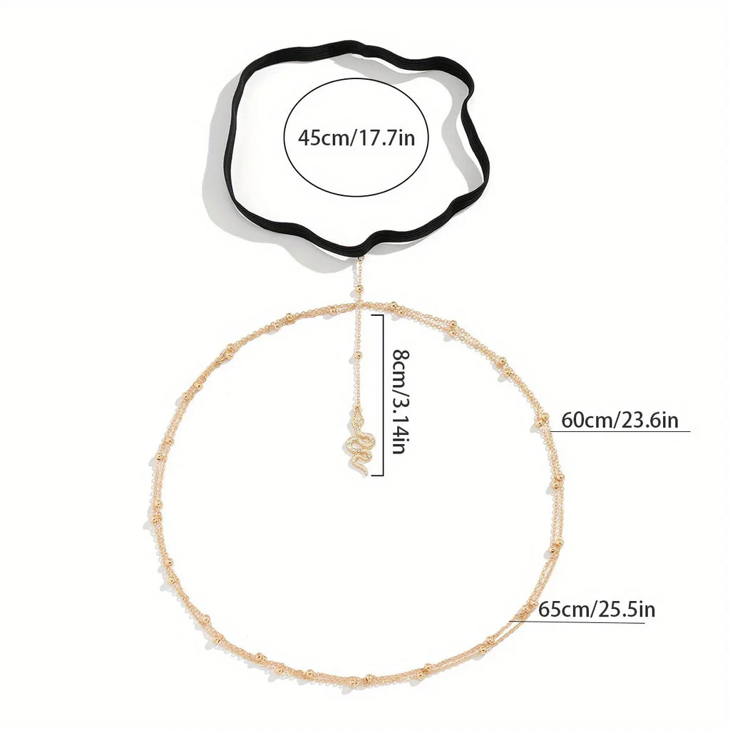 European American Snake Leg Chain One Fashion Anklet Daily Wear Party