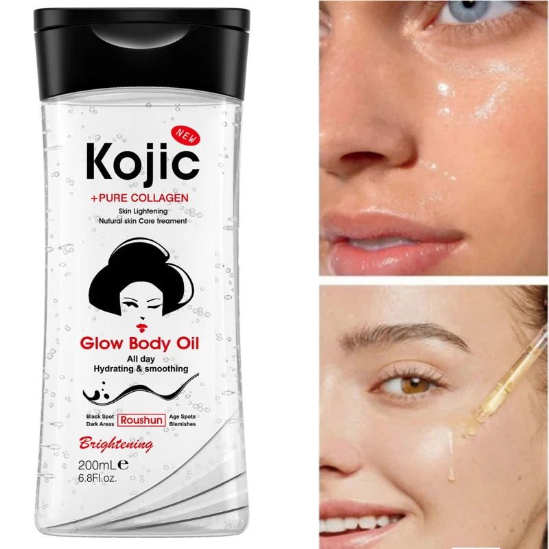 Kojic Acid Body Oil Essential Skin Care Moisturizing Hydrating
