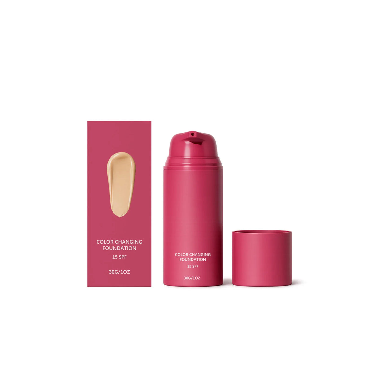 Color Changing Foundation – Tone Adapting, Waterproof & Lightweight 30g