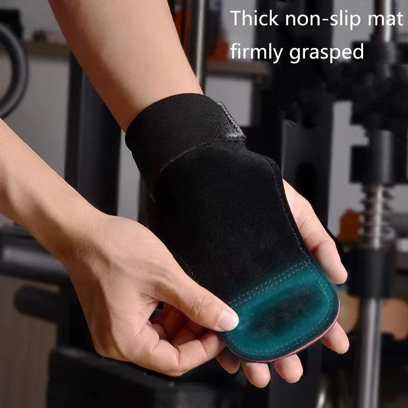 Double Layers Bench Press Weight Lifting Wrist Hooks Straps Deadlift