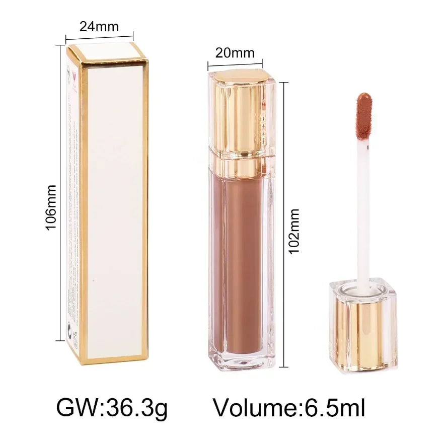 Waterproof Vegan Lip Gloss – Private Label Liquid Lipstick