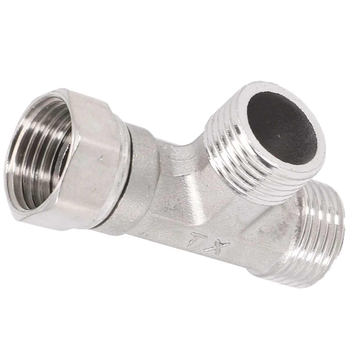 G1 2 T-adapter 3 Ways Valve Toilet Diverter Stainless Steel Bidet