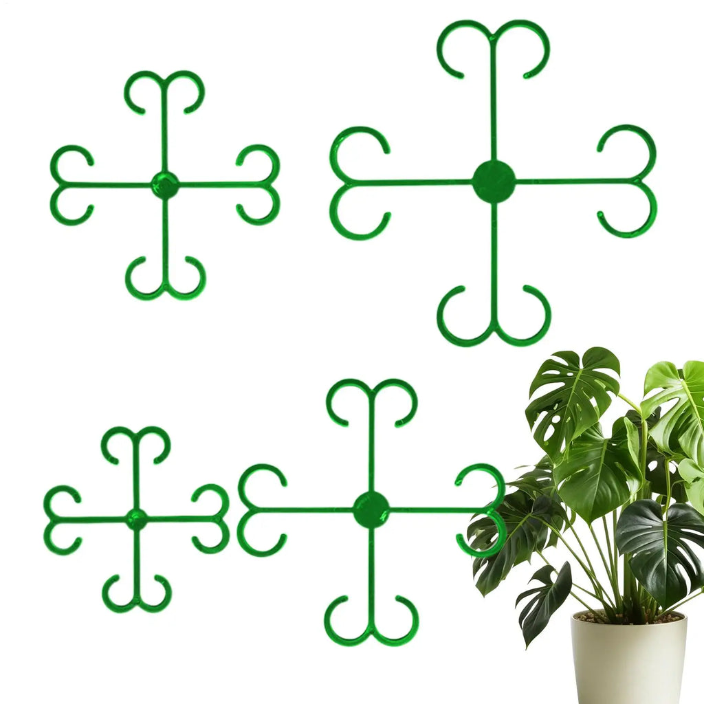 Plant Stem Support Clips – 4 Pcs Multi-Size Vine Climber Set