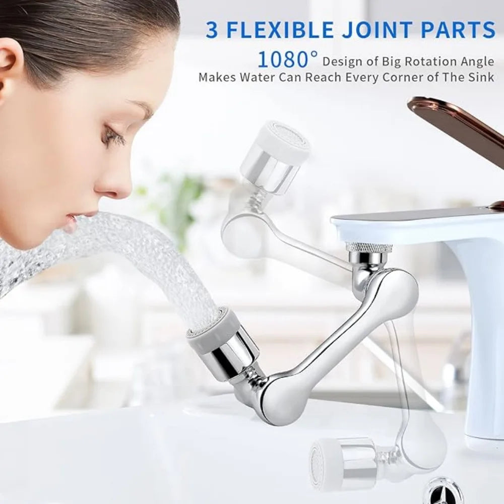 720° Rotatable Faucet Sprayer Head – Splash Filter Tap Nozzle