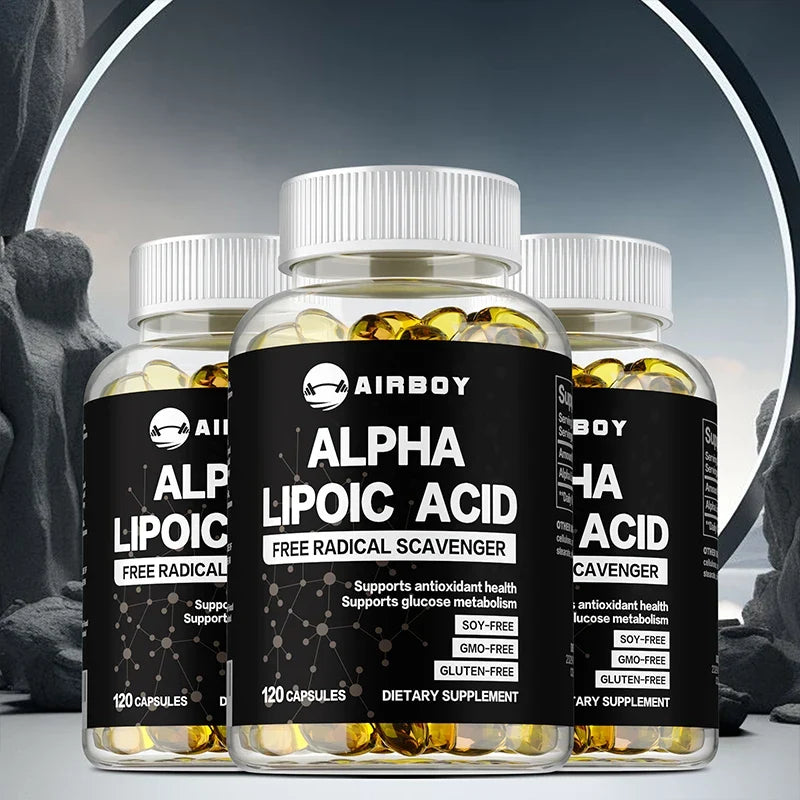 Alpha Lipoic Acid 600mg – Antioxidant & Energy Support Capsules