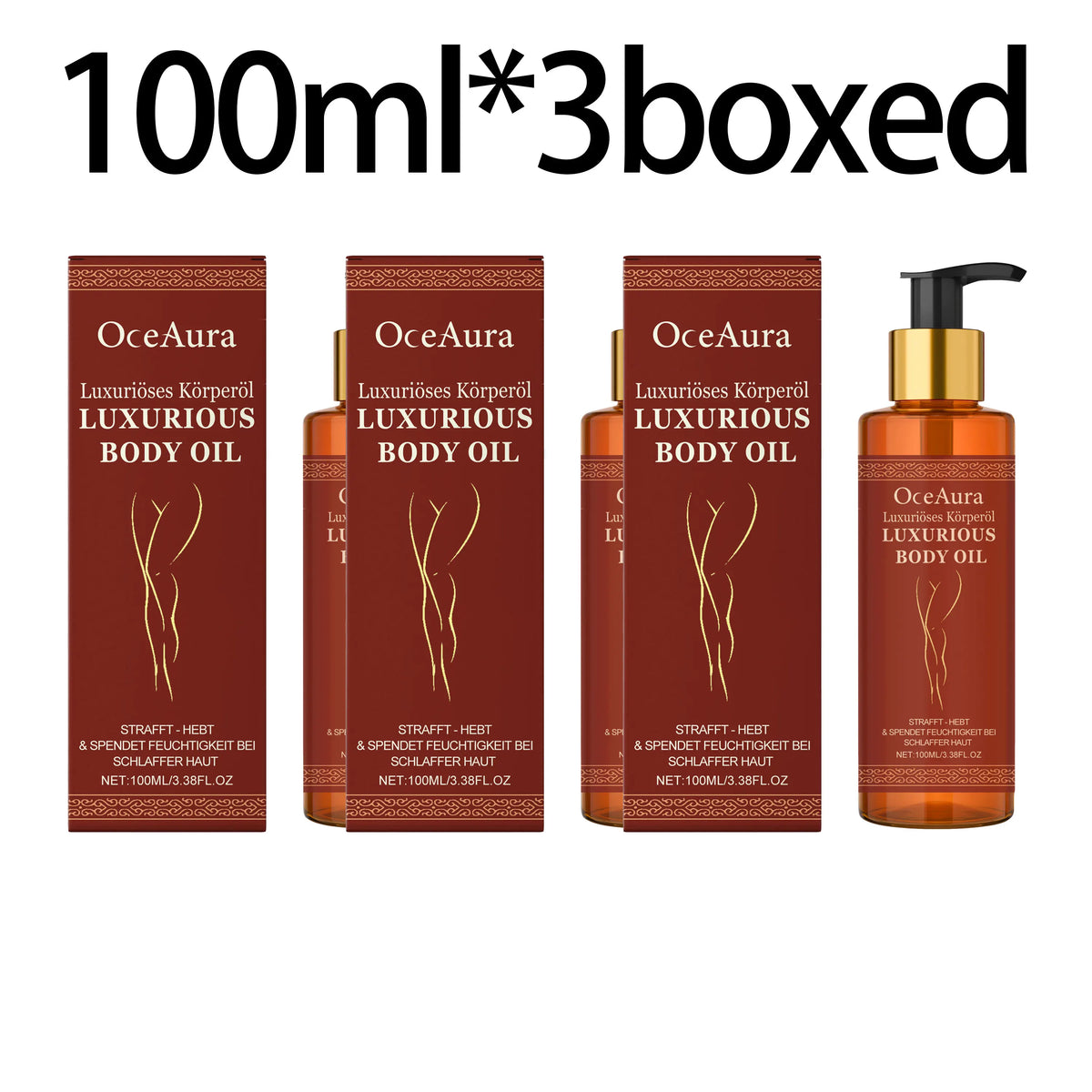 OceAura Firming Body Oil – Skin Tightening & Elasticity 100ml