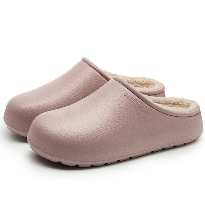 HAJINK Women's Furry Plush Indoor Slippers – Cozy Winter House Shoes