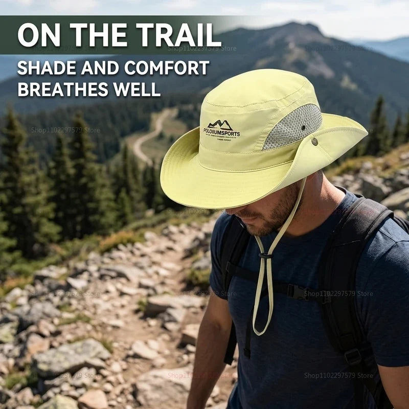 Unisex Quick-Dry Fisherman Sun Hat | Breathable Anti-UV Outdoor