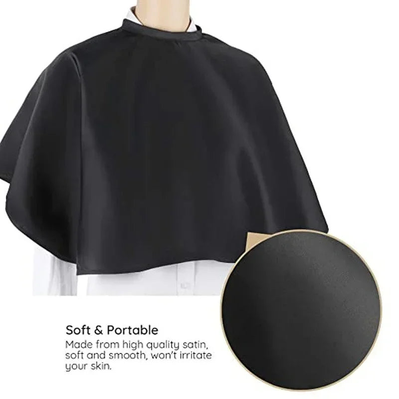 Black Waterproof Hair Cutting Cape | Salon & Barber Cloth Wrap