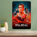 Total Recall Classic Movie Metal Poster Sign | Retro Wall Art