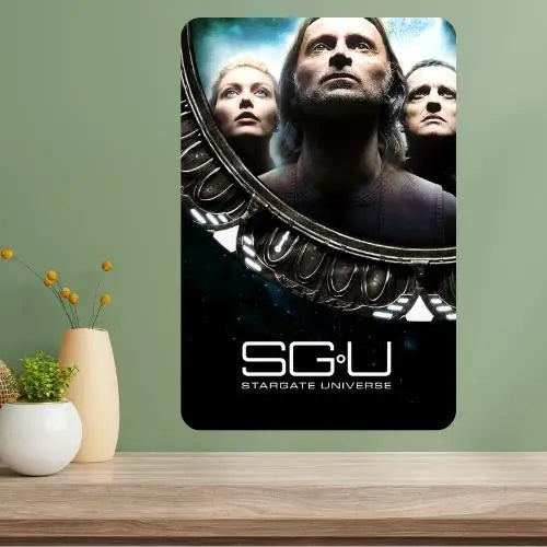 Stargate Universe Metal Poster Sign – Classic TV Show Decor