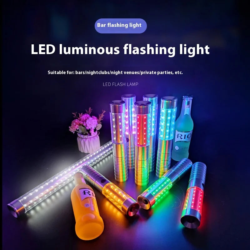 Led Charging Glowing Flashing Stick Bar KTV Handheld Drinking