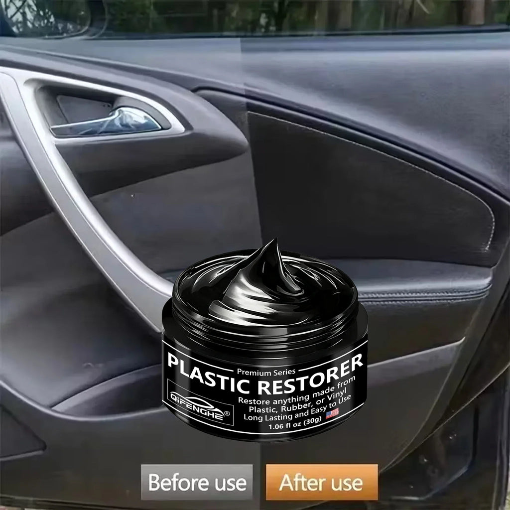 Car Plastic Trim Restorer – Black Vinyl, Rubber & Tire Shine