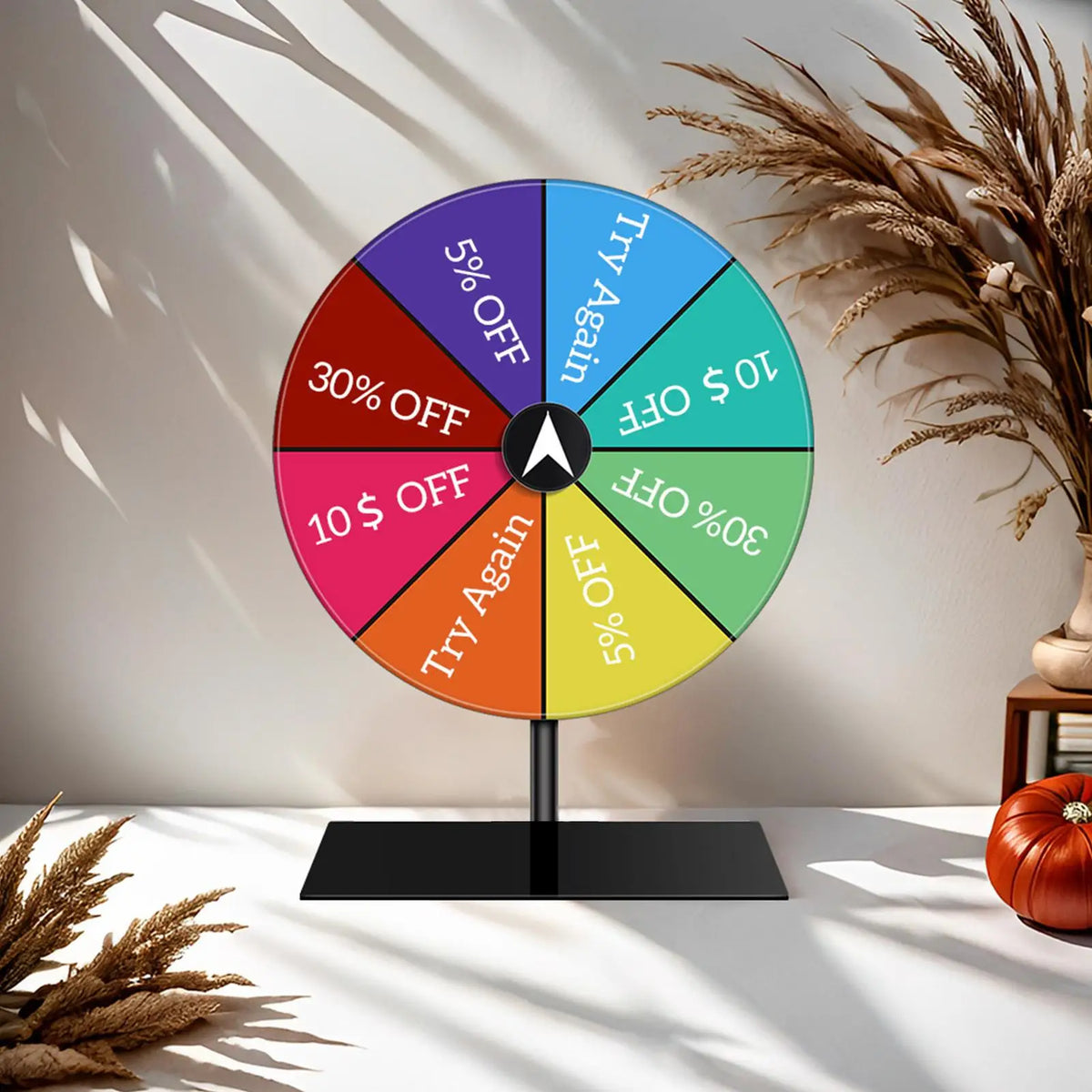 Erasable Acrylic Prize Wheel – Spin Game for Events & Parties