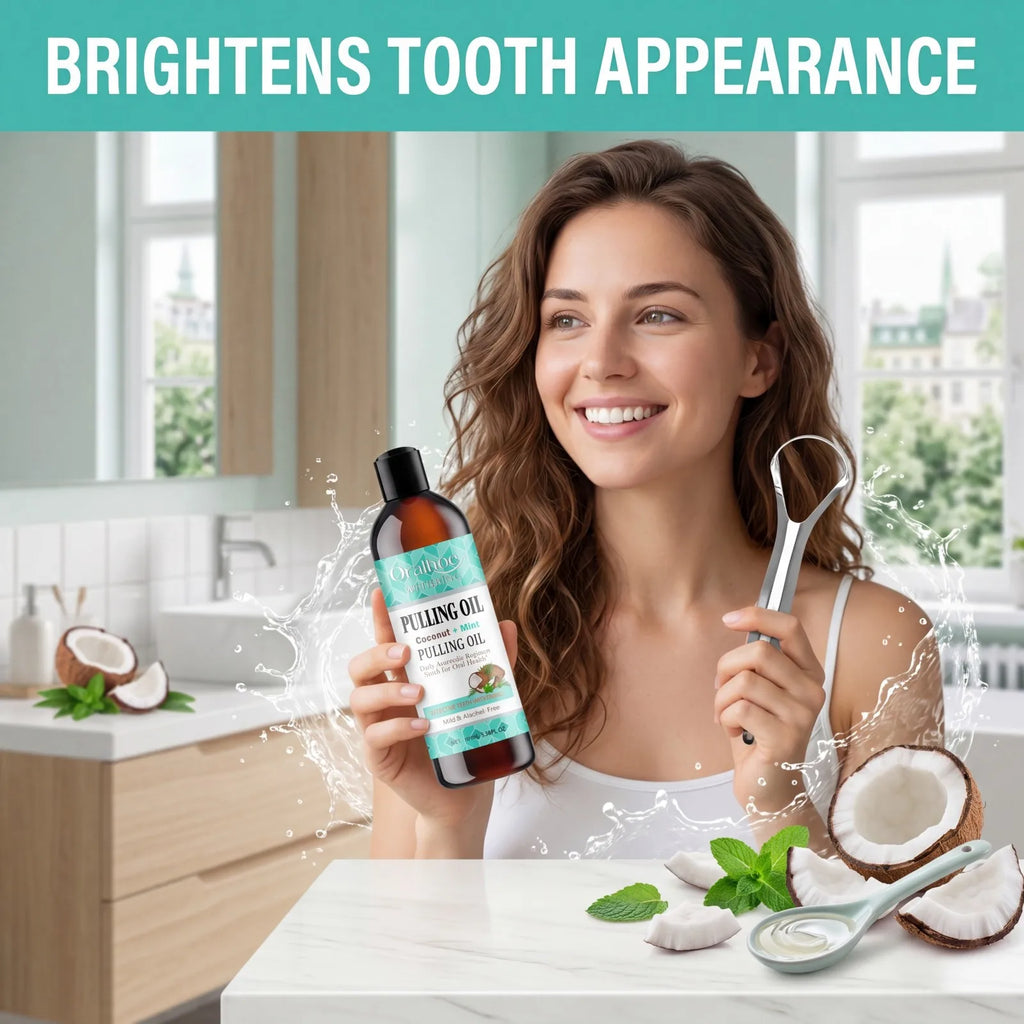 Coconut Mint Oil Pulling Mouthwash 100ml – Alcohol-Free Oral Care