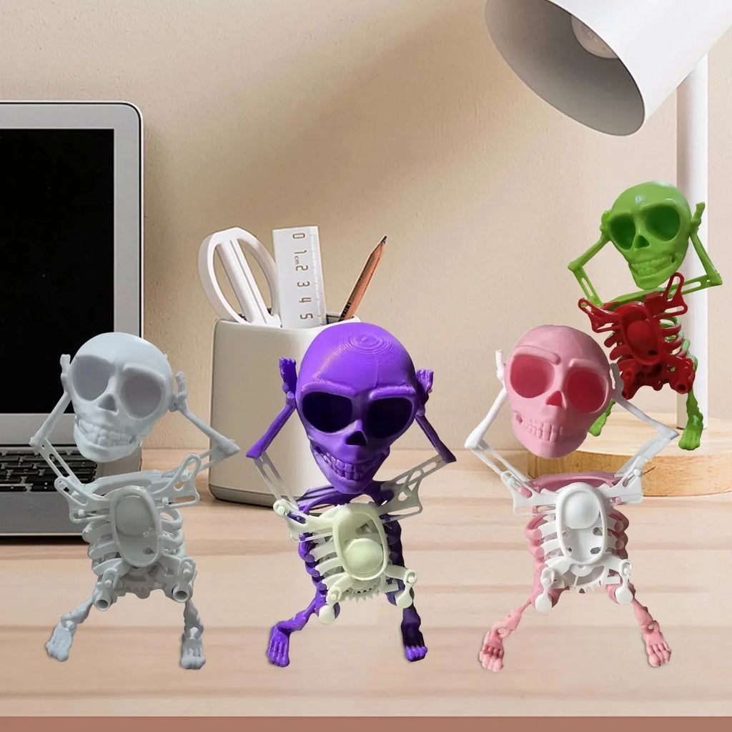 Funny Wind-up Dancing Skeleton Toy No Need Battery Kids Toddlers