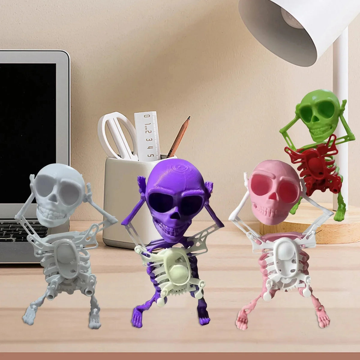 Funny Wind-up Dancing Skeleton Toy No Need Battery Kids Toddlers