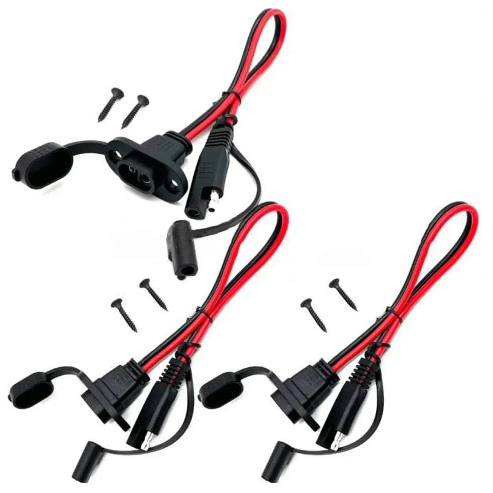 12AWG SAE Quick Connector Harness 3-Pack | Battery & Solar
