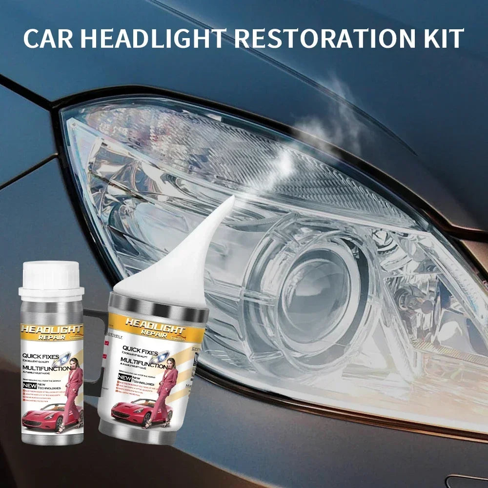 Car Headlight Polish Restoration Polishing Cleaning Anti-scratch