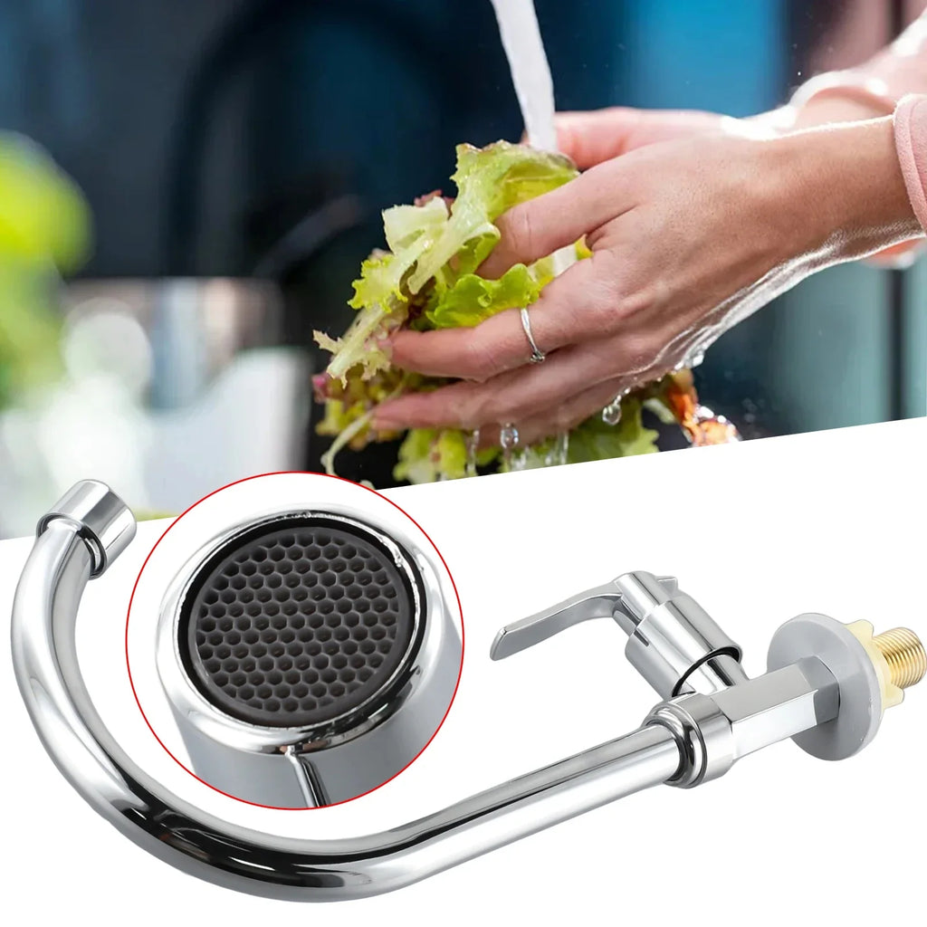 Zinc Alloy Single Handle Cold Water Kitchen & Bathroom Faucet