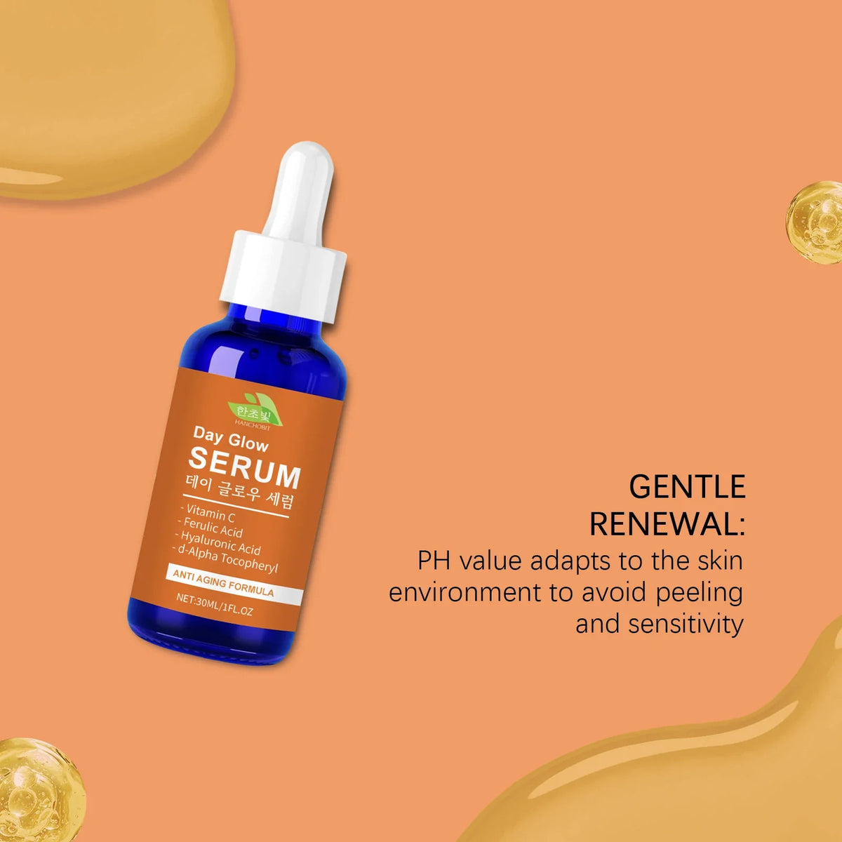 Vitamin C & Hyaluronic Acid Face Serum – Brighten & Hydrate
