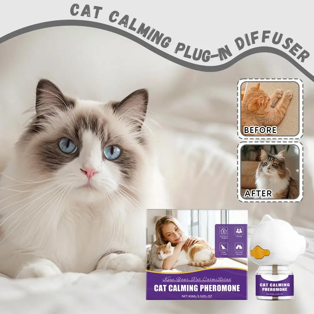 Cat Pheromone Calming Diffuser 45ml – Anxiety & Stress Relief