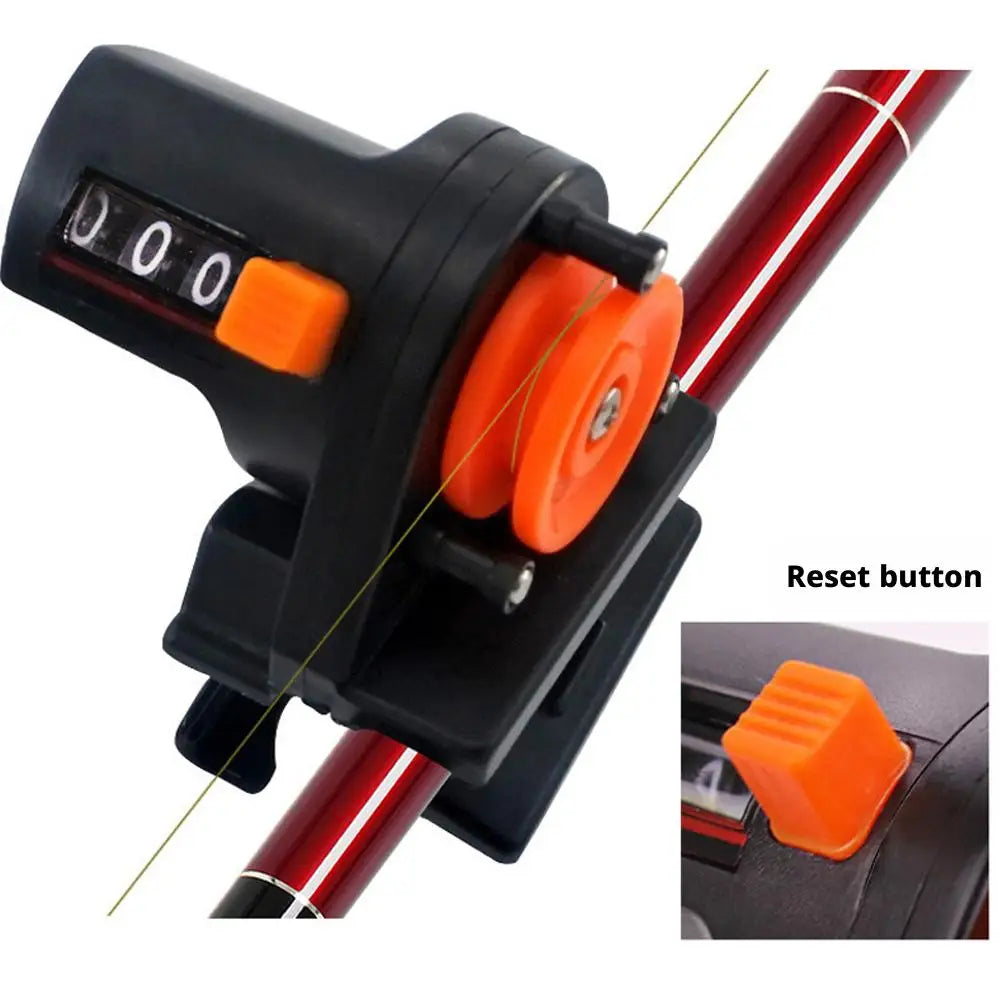 Digital Fishing Line Counter 0-999m – Clip-On Depth Meter