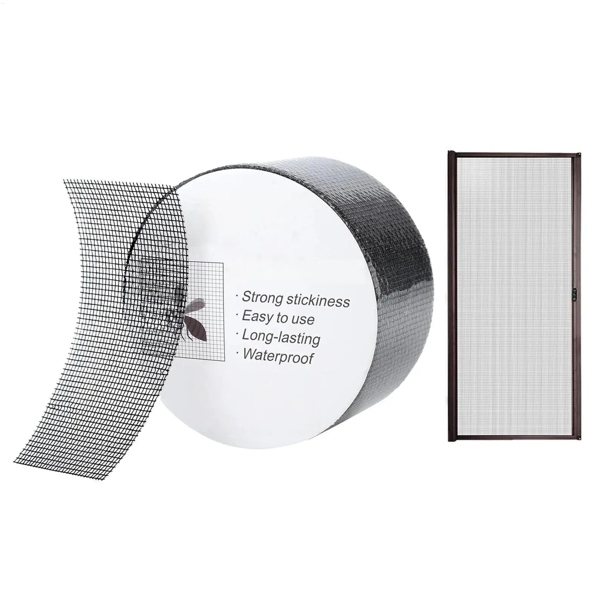 Window Screen Repair Tape Strong Adhesive Cuttable Universal Mend