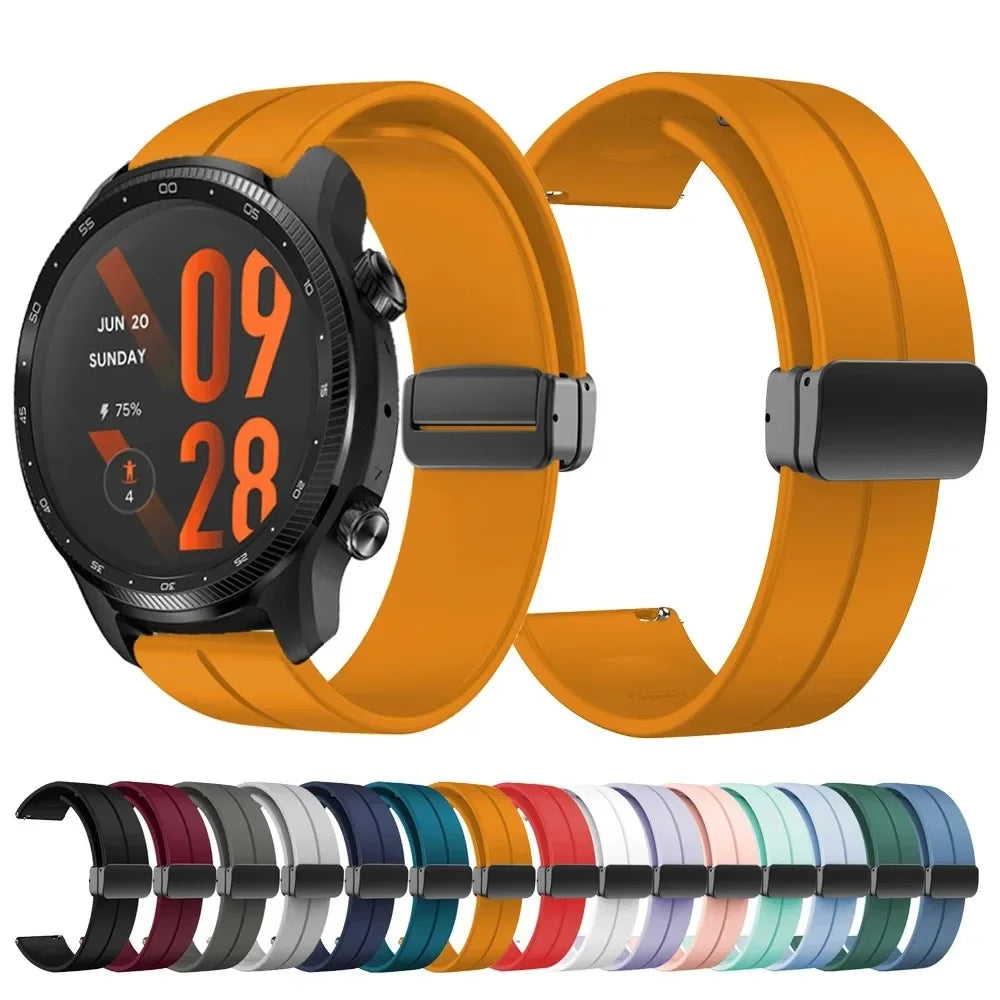 20mm Magnetic Silicone Band for Samsung Galaxy Watch 7/6/5/4