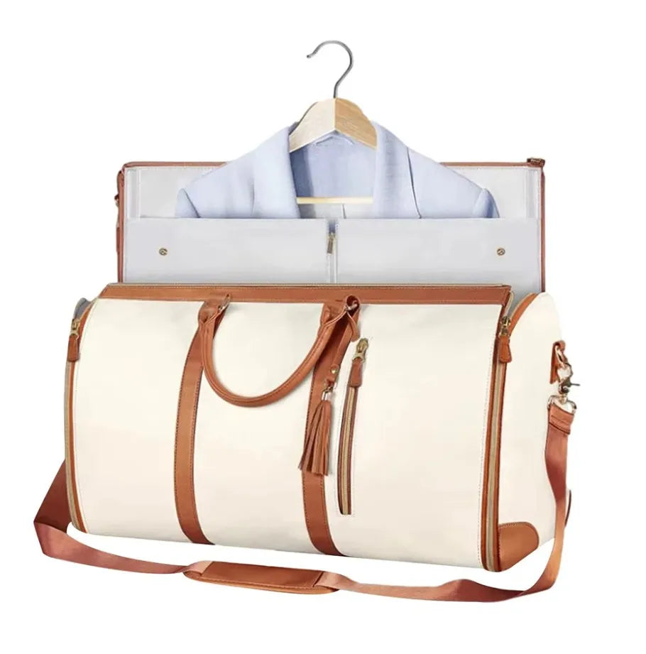 Garment Bag Travel Carry Convertible Duffel Shoe Compartment Perfect