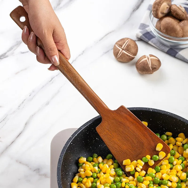 Wooden Spatula Non-stick Pan Special Cooking Utensil Home Kitchen Use