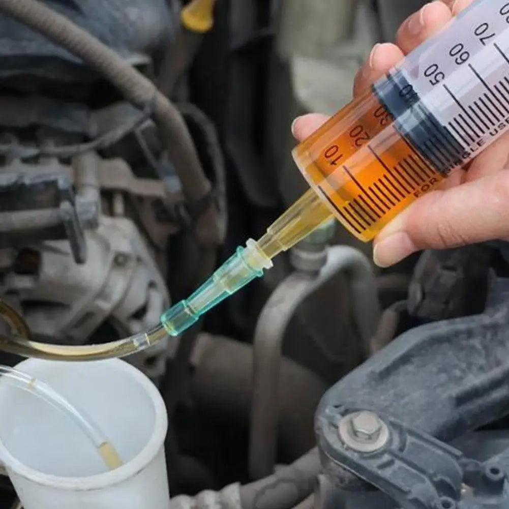 500ml Syringe Oil Transfer Pump with 1m Hose | Car & Industrial